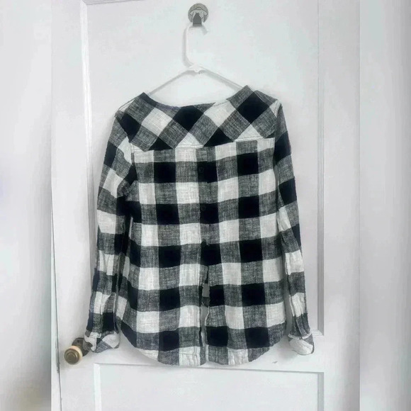 BELLA DAHL BUTTON BACK LINEN PULLOVER Size S - Picture 7 of 7